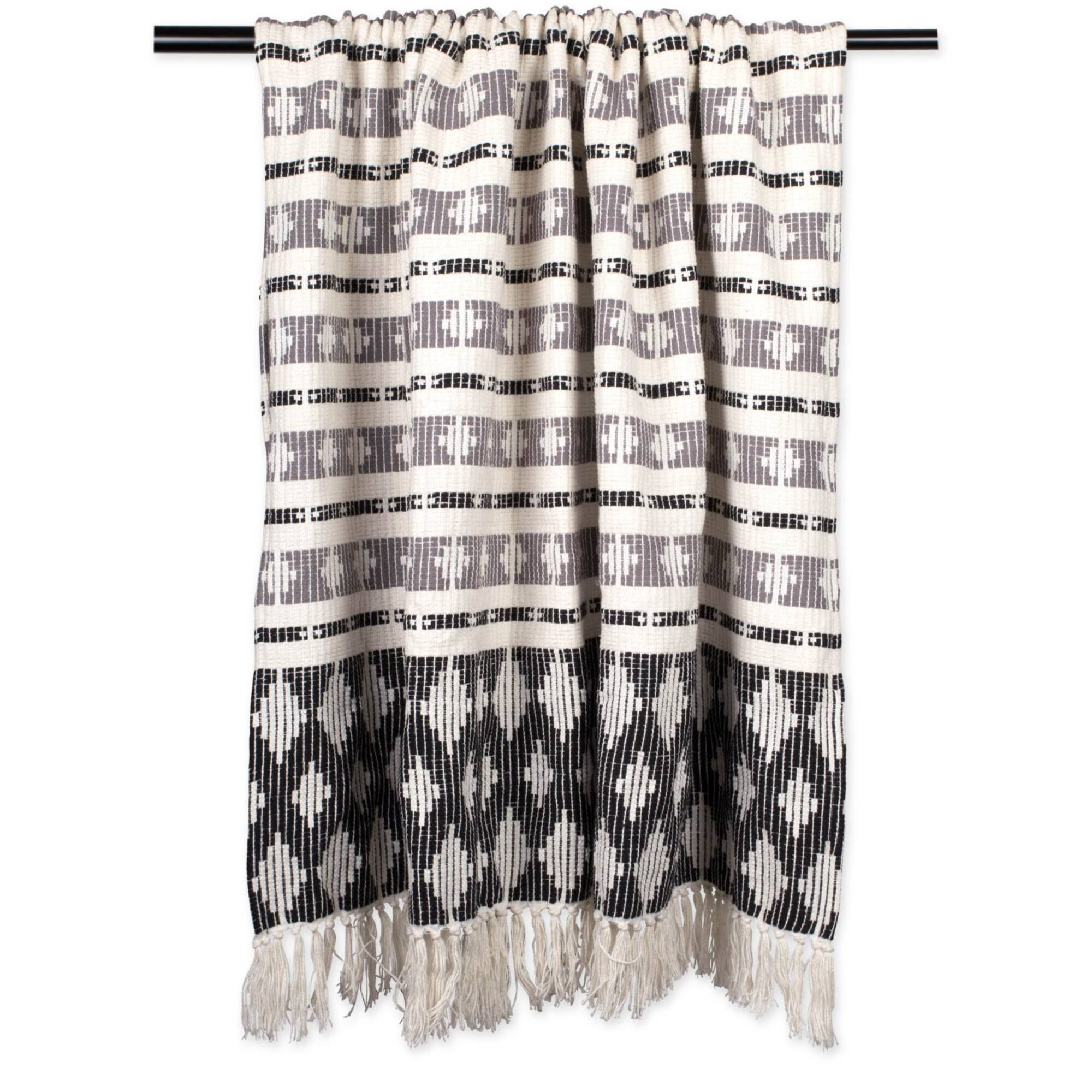 DII® Black & Gray Colby Southwest Throw
